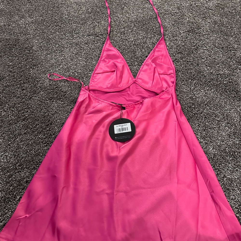 Pink midi halter dress from White Fox. Brand new dress - never worn.